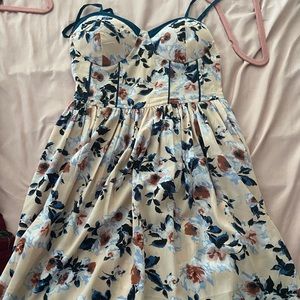 Floral mini dress